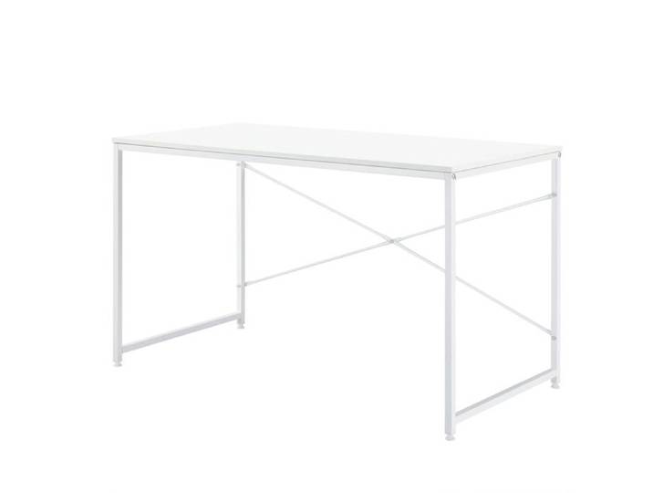 Bureau d'ordinateur poste de travail table MDF 120 cm blanc 03_0003510