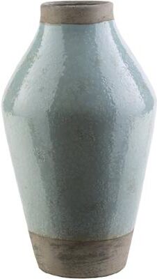 Livabliss Bettie Blue Ceramic Decorative Vase