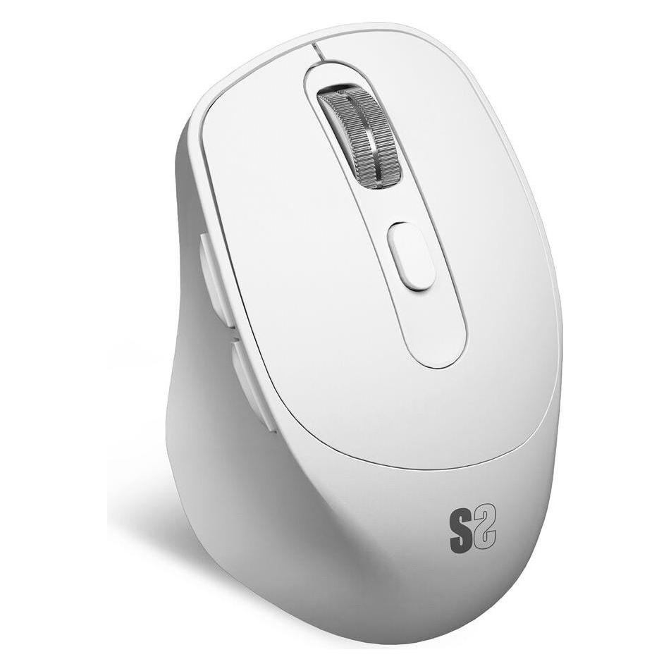 Subblim Raton Optico Dual Comfort Ergo Dual Bateria Blanco (Kabelgebunden, Kabellos) (SUBMO-EDCON02)