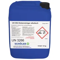 Kistenreiniger Schöler UH 054 alkalisch 12 kg Spezialreiniger für Kistenwaschanlagen