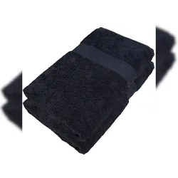 Miamar® Handtuch Handtücher Saunatuch Saunatücher 2er Set 80 x 200 Schwarz