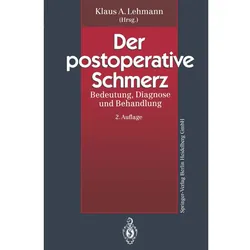 Der postoperative Schmerz, Fachbücher