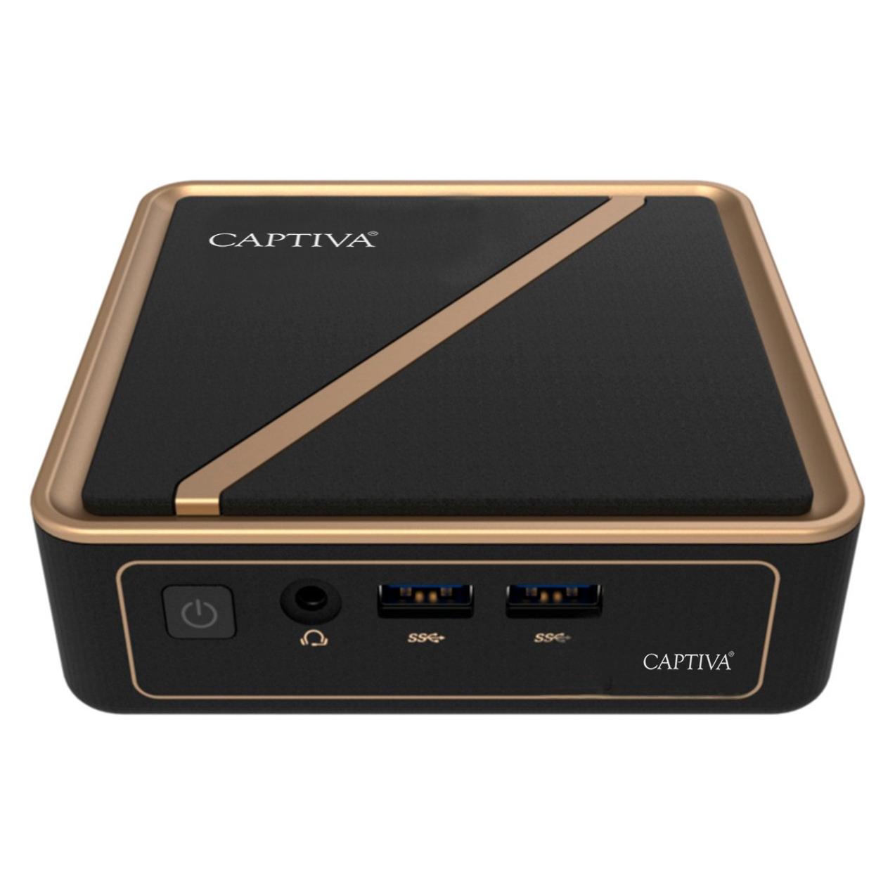 Captiva Mini-PC für Business/Büro R10-2602 (Ryzen AI 7 350/2 TB/64 GB/WLAN/Windows 11 Pro 64-Bit) (2000 GB, 64 GB) (102602)