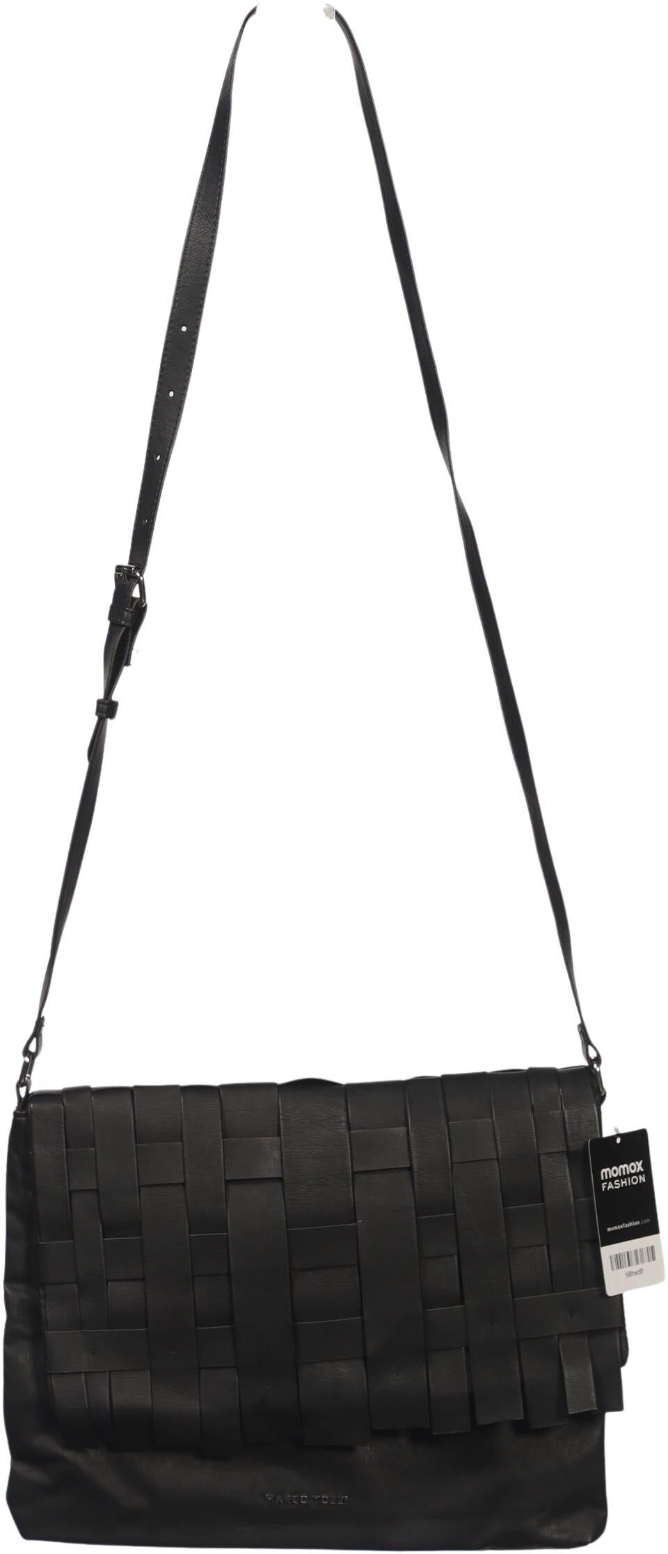 Marco Tozzi Damen Handtasche gross, Schwarz, Kunstleder - Second Hand
