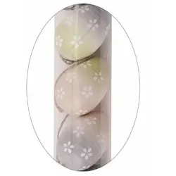 Deko-Set Eier, 6 cm - 6 Stück