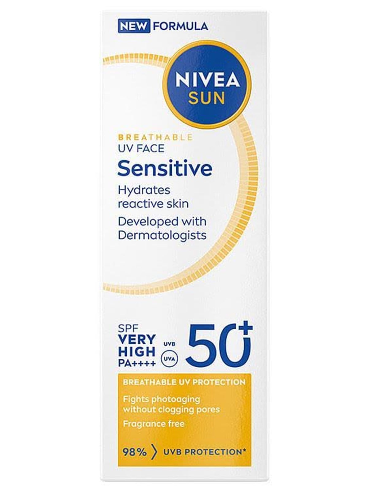 Nivea Face Cream UV Sensitive SPF50+ 40ml