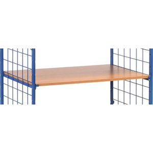 Fetra Fachboden E8101ETAW, für Etagenwagen, 100 x 60cm BxT, buche