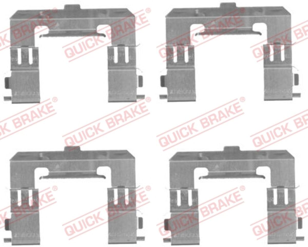 Zubehörsatz, Scheibenbremsbelag QUICK BRAKE 109-1715