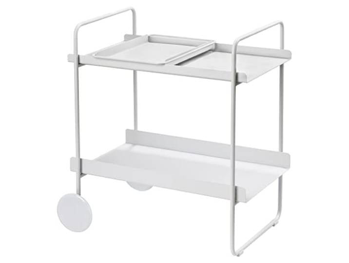 Zone Denmark A-Cocktail Trolley Barwagen, 60,6 x 40,5 x 66,4 cm, Soft Grey (Grau)