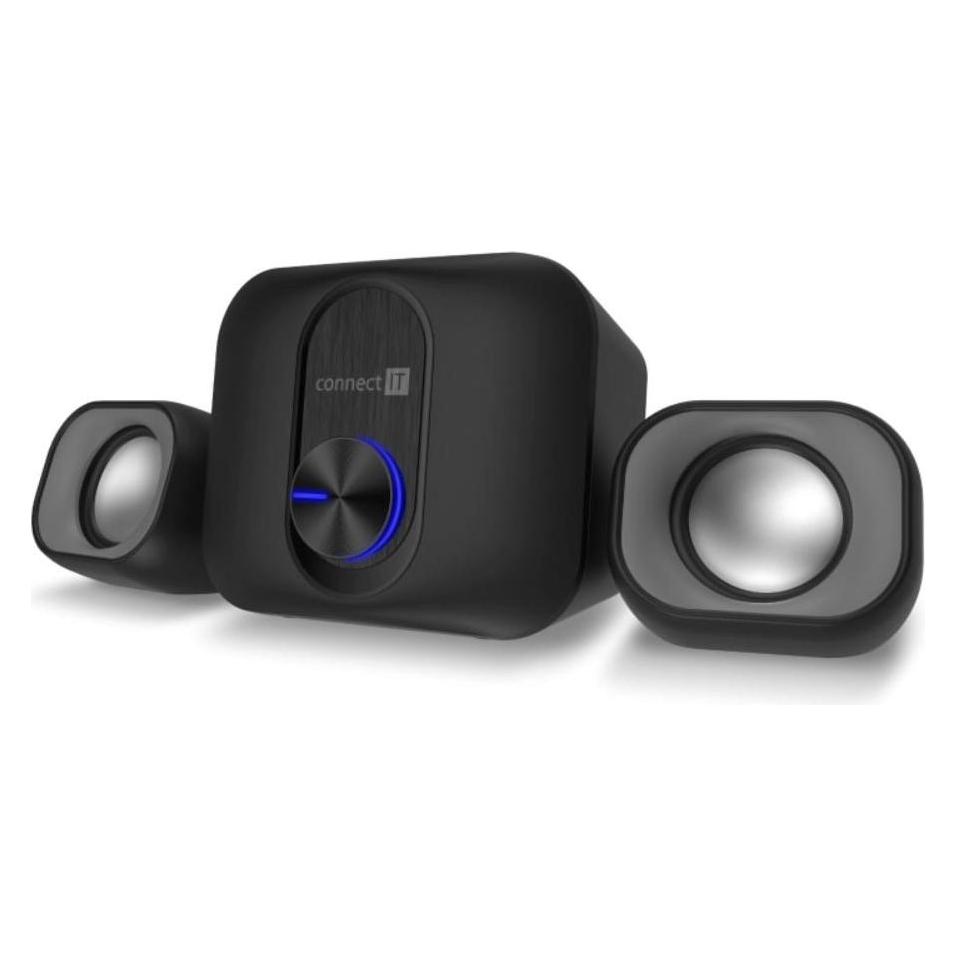 Connect IT Rumble PRO PC schwarz / Lautsprecher 2.1 / 11W / USB-A + 3,5 mm (CSP-2100-BK)