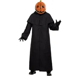 Underwraps Schwarze Robe mit Schulterumhang (XXL)