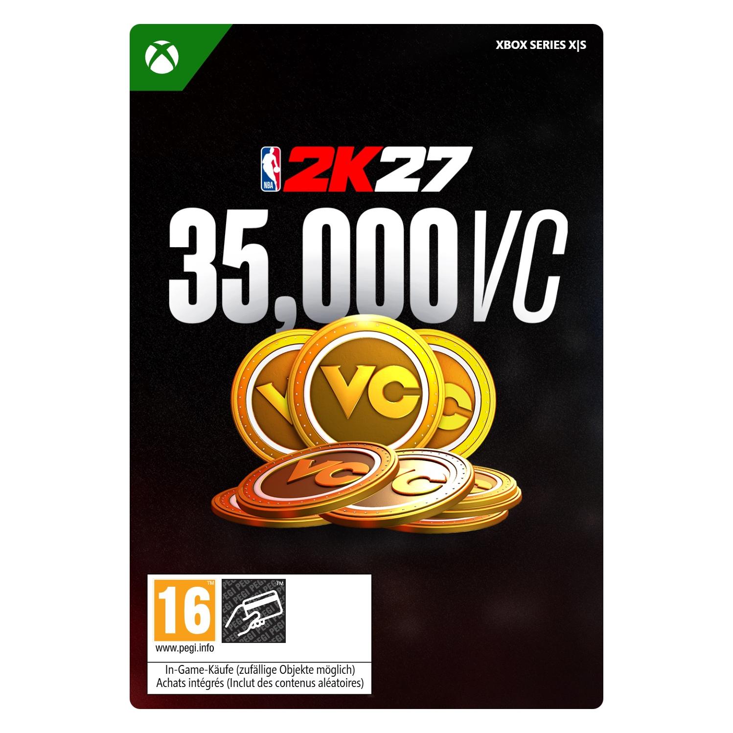 Microsoft Xbox NBA 2K27 35,000 Virtual Currency Pack Download Code (7F6-00968)