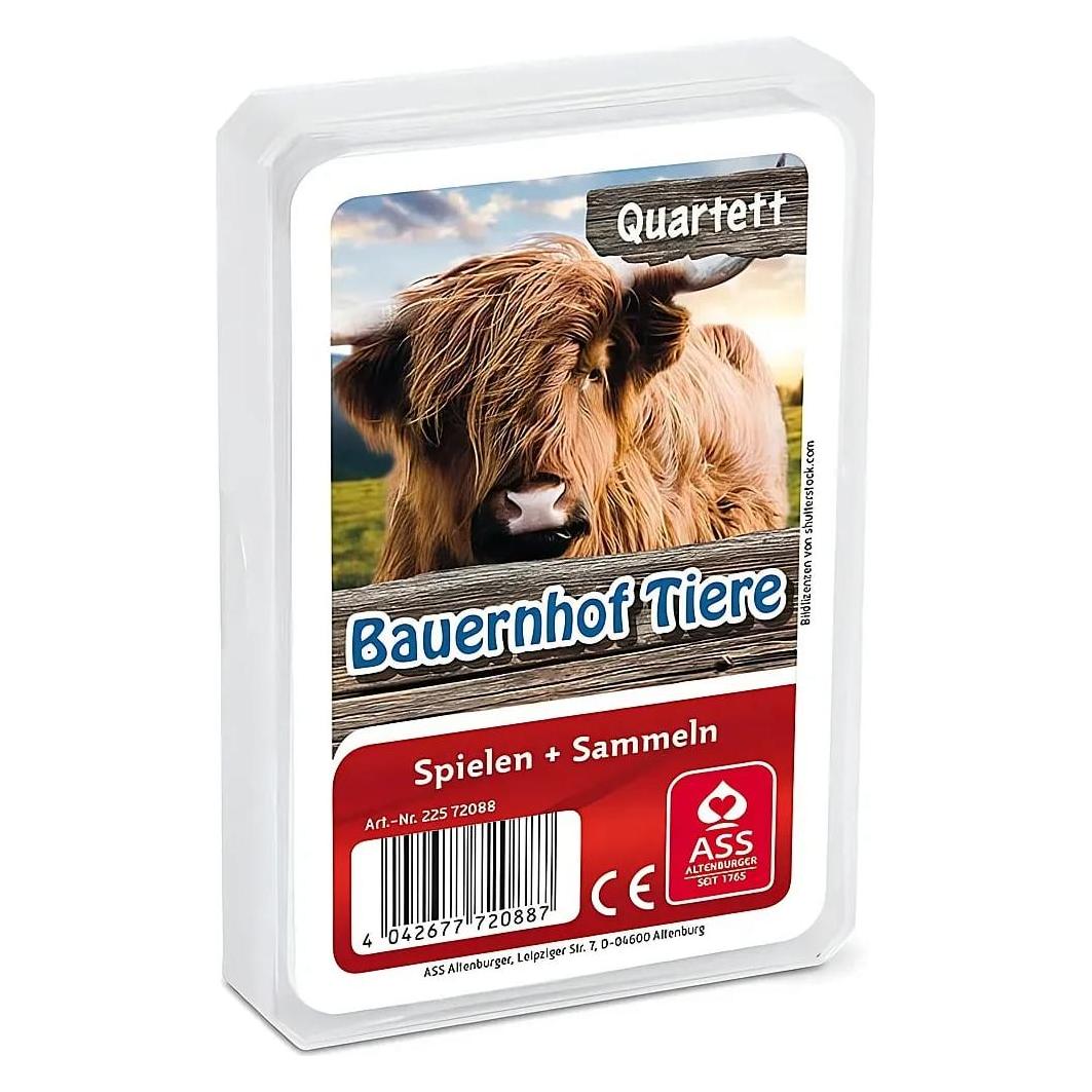 ASS Altenburg 22572088 - Quartett - Bauernhof Tiere (DE-Ausgabe) (Deutsch, 2 - 4 Spieler) (22572088)