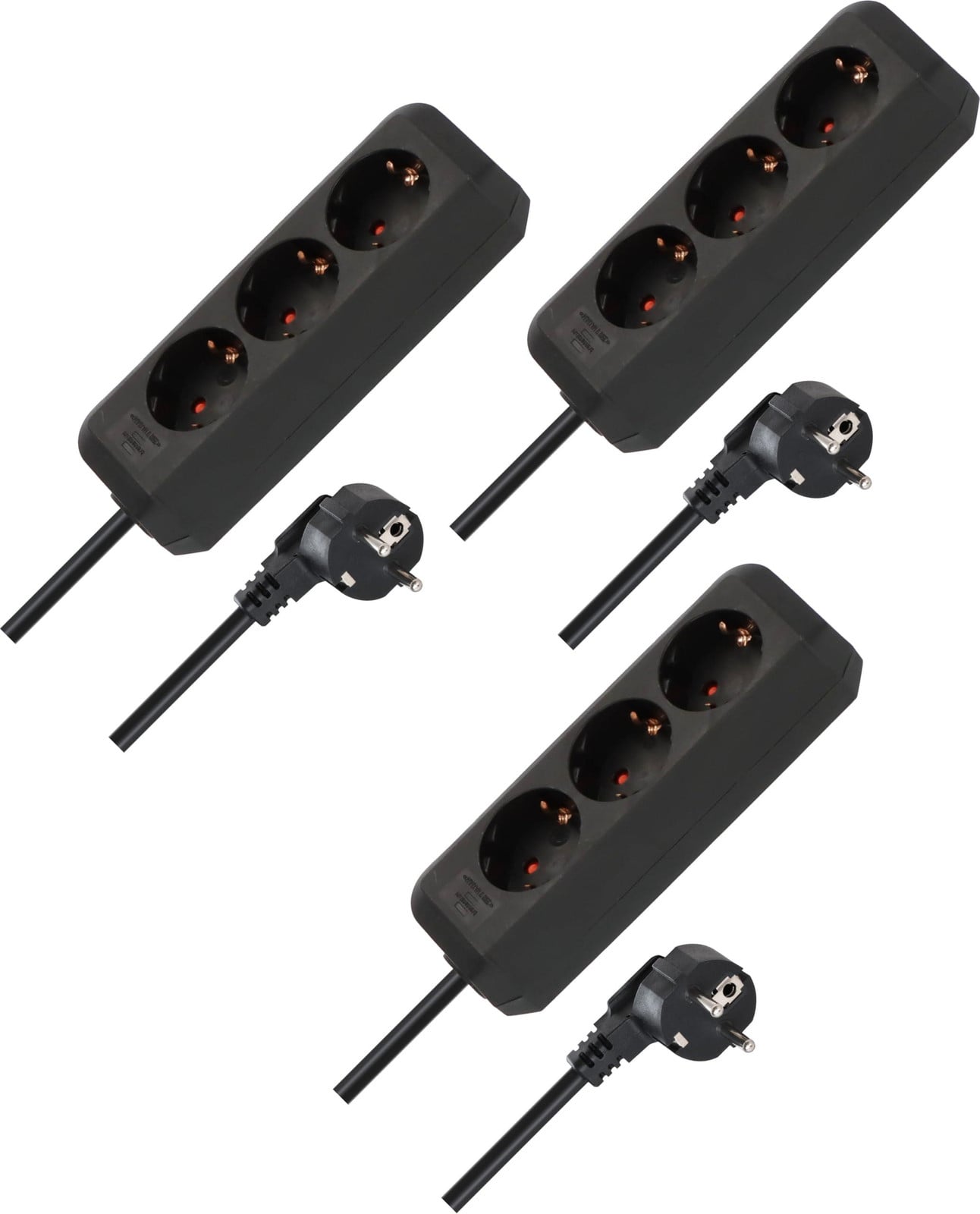 Brennenstuhl Eco-Line 3-voudige stekkerdoos met 1,5 meter kabel