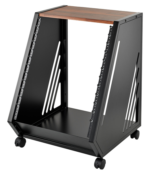 Wavebone Fin Rackmount Case Wood nero