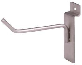 Econoco - BQSWH4SN - 4inch Satin Nickel Hook for Slatwall (Pack of 96)