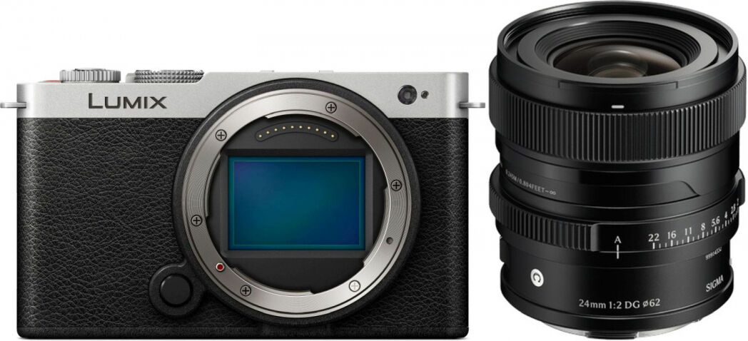 Panasonic Lumix DC-S9 argent/noir + Sigma 24mm f2   200,00EUR Remise Lumix