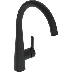 HansaDESIGNO Style Küchenarmatur 5101 Matt-Schwarz