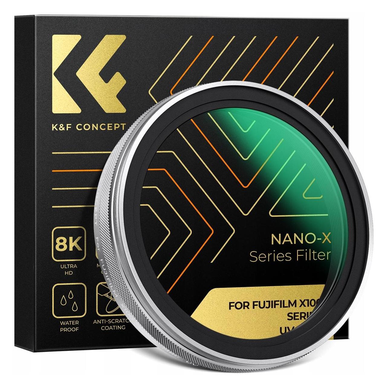 K&F Concept Filtr Kf Filtr Uv Nano-x Mrc Do Fujifilm X100 X100s X100v X100f X100vi / Kf01.2703 (UV-Filter) (49740590)