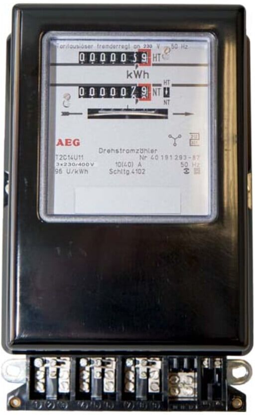 NZR Drehstromzähler geeicht,10(40)A 10020213)