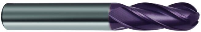 Gühring Fraise à rayon longue WN VHM FIRE Tige HA Z4 6mm (9037270060000)