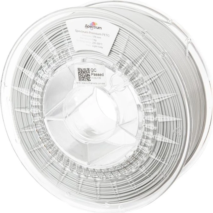 Filament Spectrum Premium PET-G 1.75mm Light Grey 1Kg