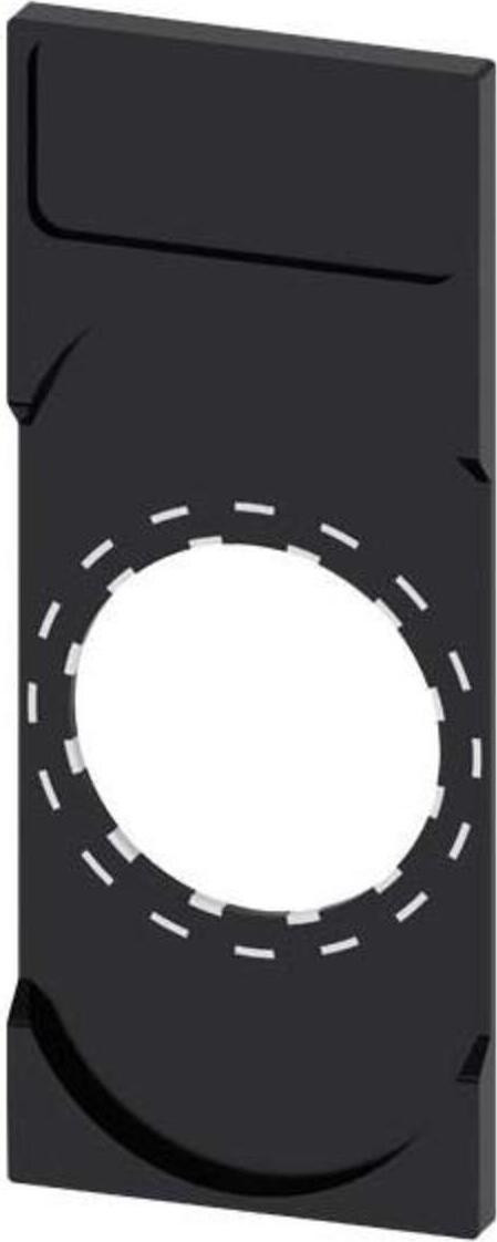 Siemens 3SU1900-0AK10-0AA0 component met afmetingen van 73,6 x 60 x 30 mm
