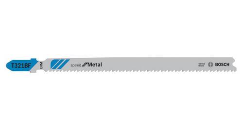 Bosch Accessories 2608636707 Stichsägeblatt T 321 BF Speed for Metal, 5er-Pack 5St.