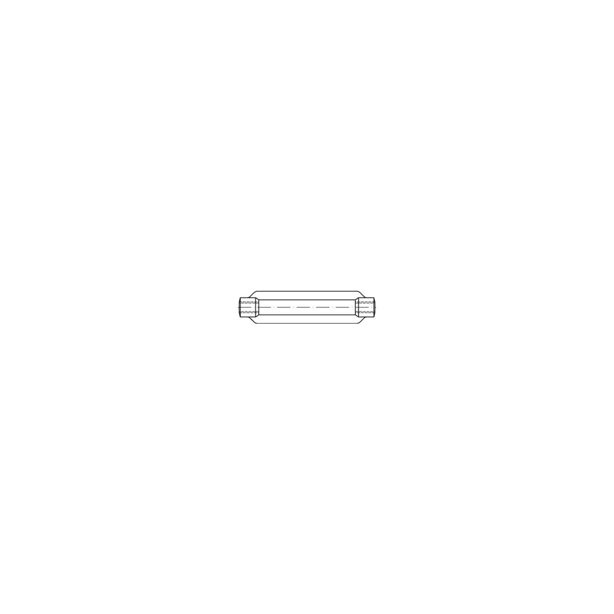 DIN 148 Spannschlossmuttern Stahl SP M 10 / 125 galvanisc ; Industrial Quality Supplies (014800100100000)