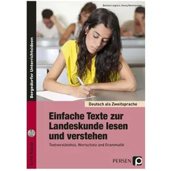 Einfache Texte zur Landeskunde lesen und verstehen, Schulbücher von Barbara Jaglarz, Georg Bemmerlein