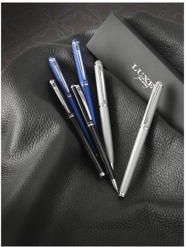 Set regalo con coppia di penne andante (inchiostro nero) Personalizzate o neutre Luxe