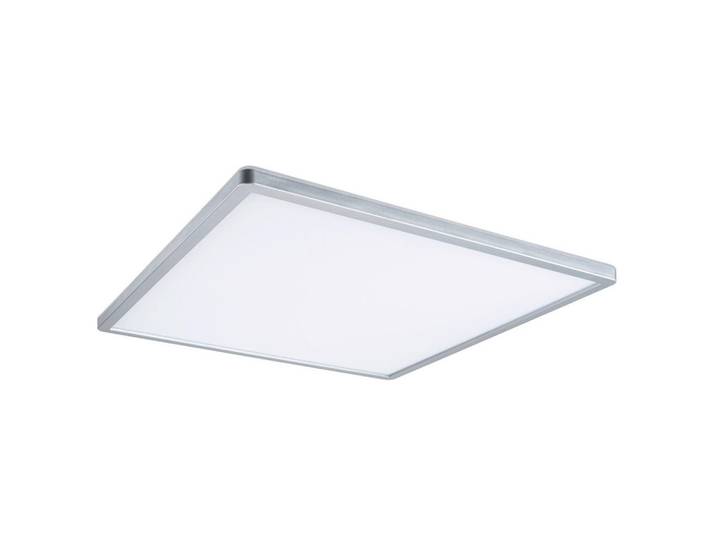 Paulmann Led-Paneel, Chromfarben, Kunststoff, rechteckig, 42x2.8x42 cm, Lampen & Leuchten, LED Beleuchtung, LED-Paneele