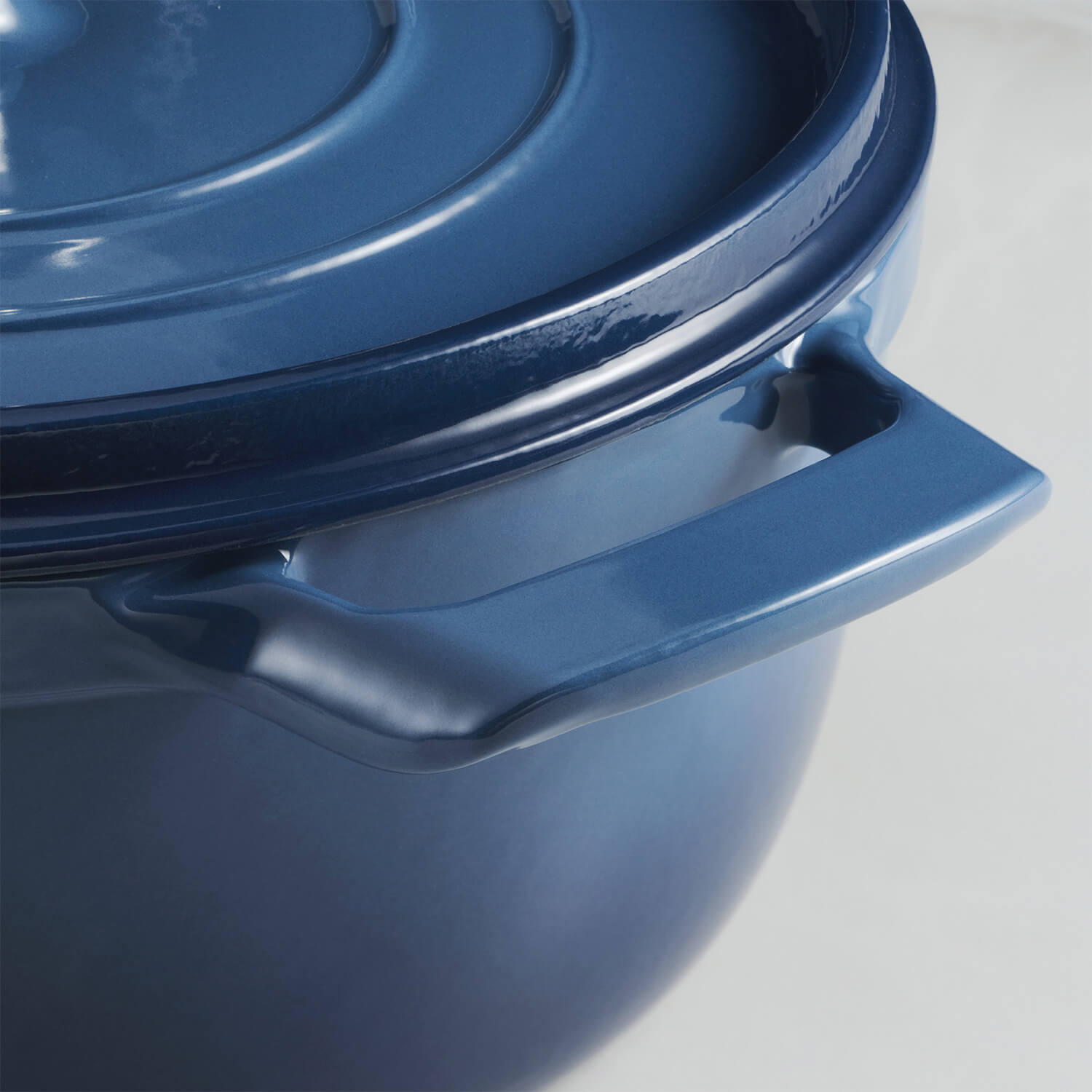 Tramontina 26cm Enamelled Cast Iron Round Casserole - Blue