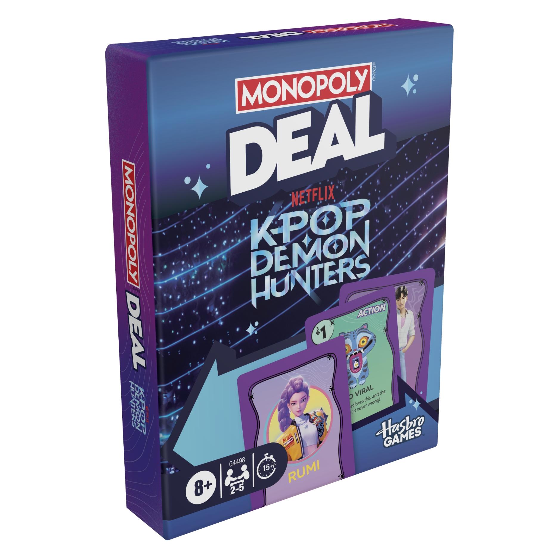 Hasbro Monopoly Deal: K-Pop-Dämonenjäger (Italienisch) (G4498EDR5)