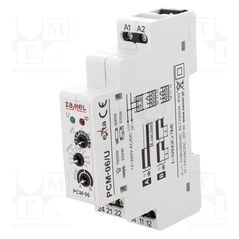 Zamel Przekaźnik czasowy 12-240V AC/DC (EXT10000083) (PCM-06/U)