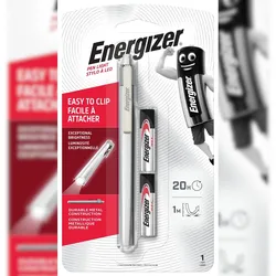 Energizer Leuchtstift Montageleuchte Elektriker Metal Penlite LED inkl. 2x AAA Batterien für professionellen Einsatz