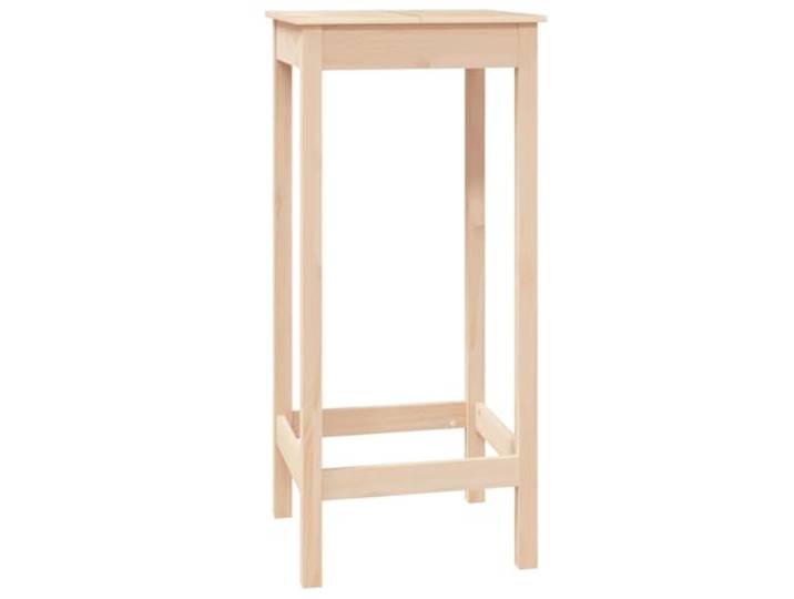 KGHERMDF Bartisch 50x50x110 cm Massivholz Kiefer Stabiler Holzrahmen, rustikale Optik, für Getränke und Snacks, ideal für Familie und Freunde
