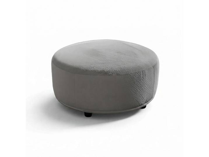 JVmoebel Polsterhocker Runder Pouf Hocker mit weicher Polsterung für Wohnzimmer und Büro (Ottomane), Made in Europa