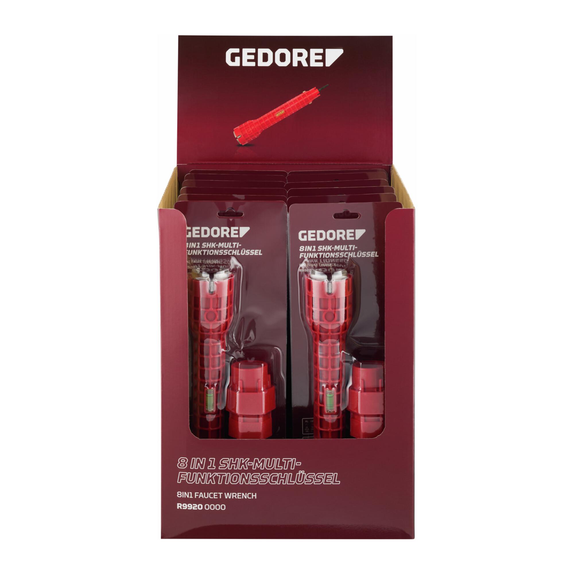 Gedore red Display 12x 8in1 SHK-Multifunktionsschlüssel (3301933)