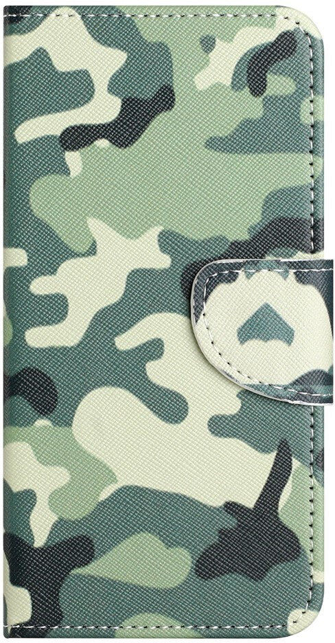 EIDERWOOD Samsung Galaxy S26 Kunstlæder Flip Cover - Mønster - Camouflage