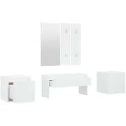 vidaXL, Garderobe + Kleiderstange, Paburville