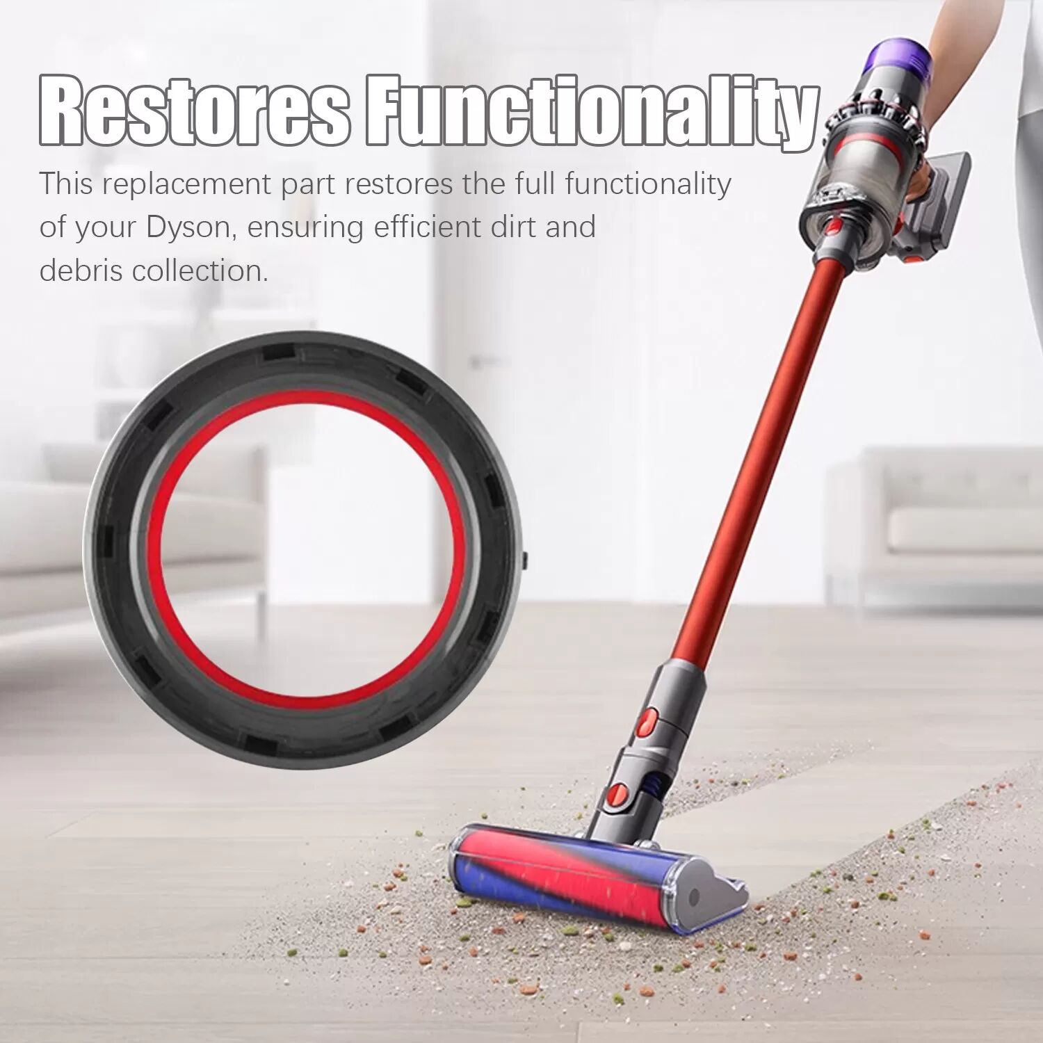 INF Remplacement du clip du bac à poussière Dyson Dyson V11