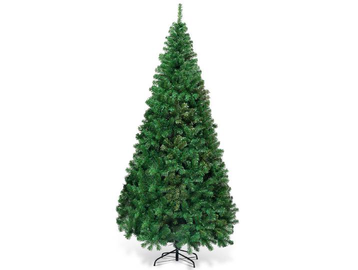 210 cm Kerstboom Kunstsparrenboom Kerstboom met Metalen Standaard