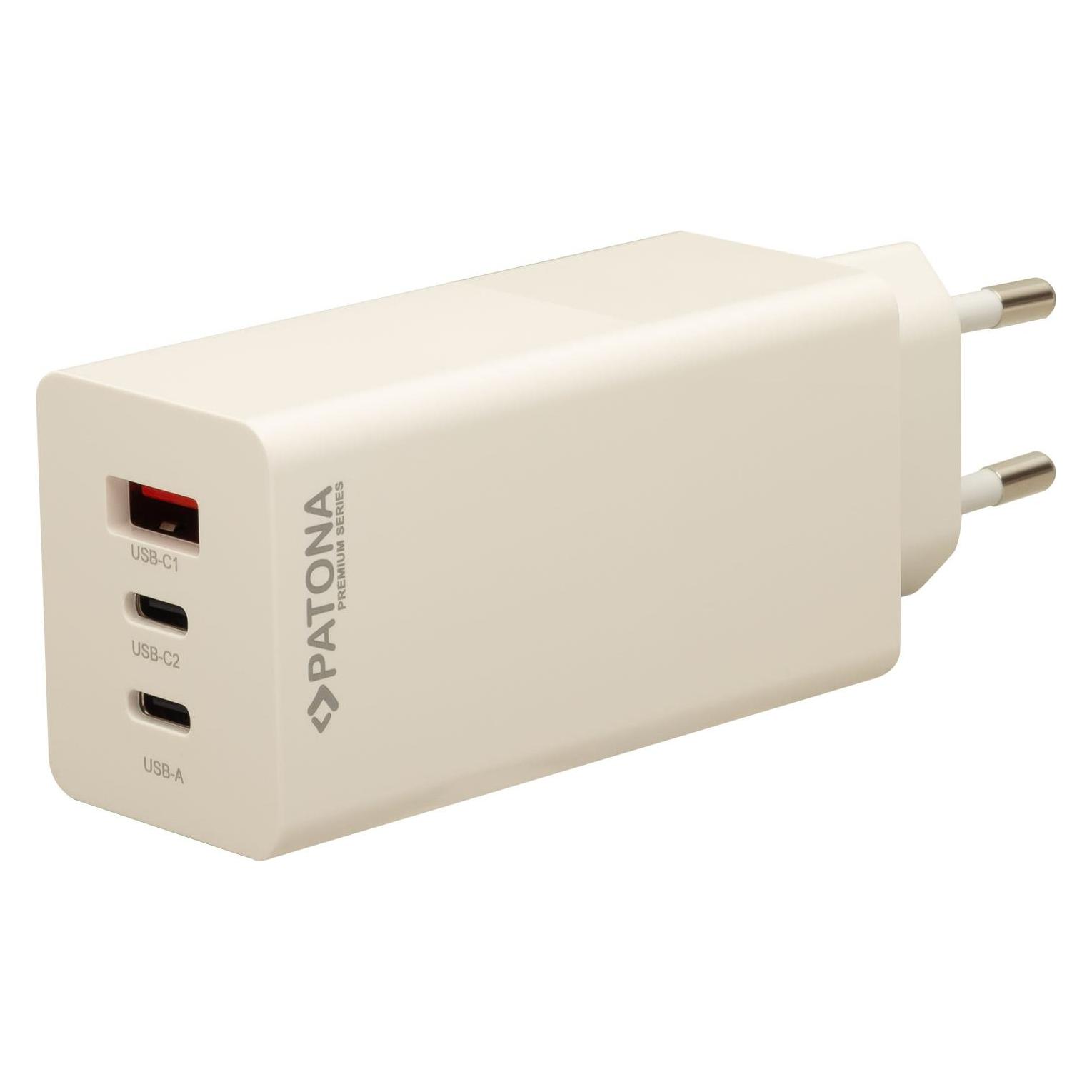 Patona GAN PD 100W 2xUSB-C 1xUSB-A white (100 W, 3 Ports) (2647)