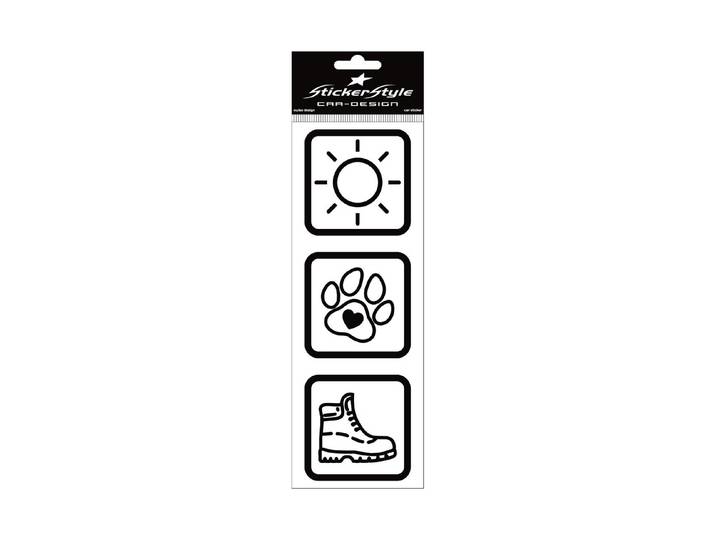 StickerStyle Sticker Piktogramme Pfote