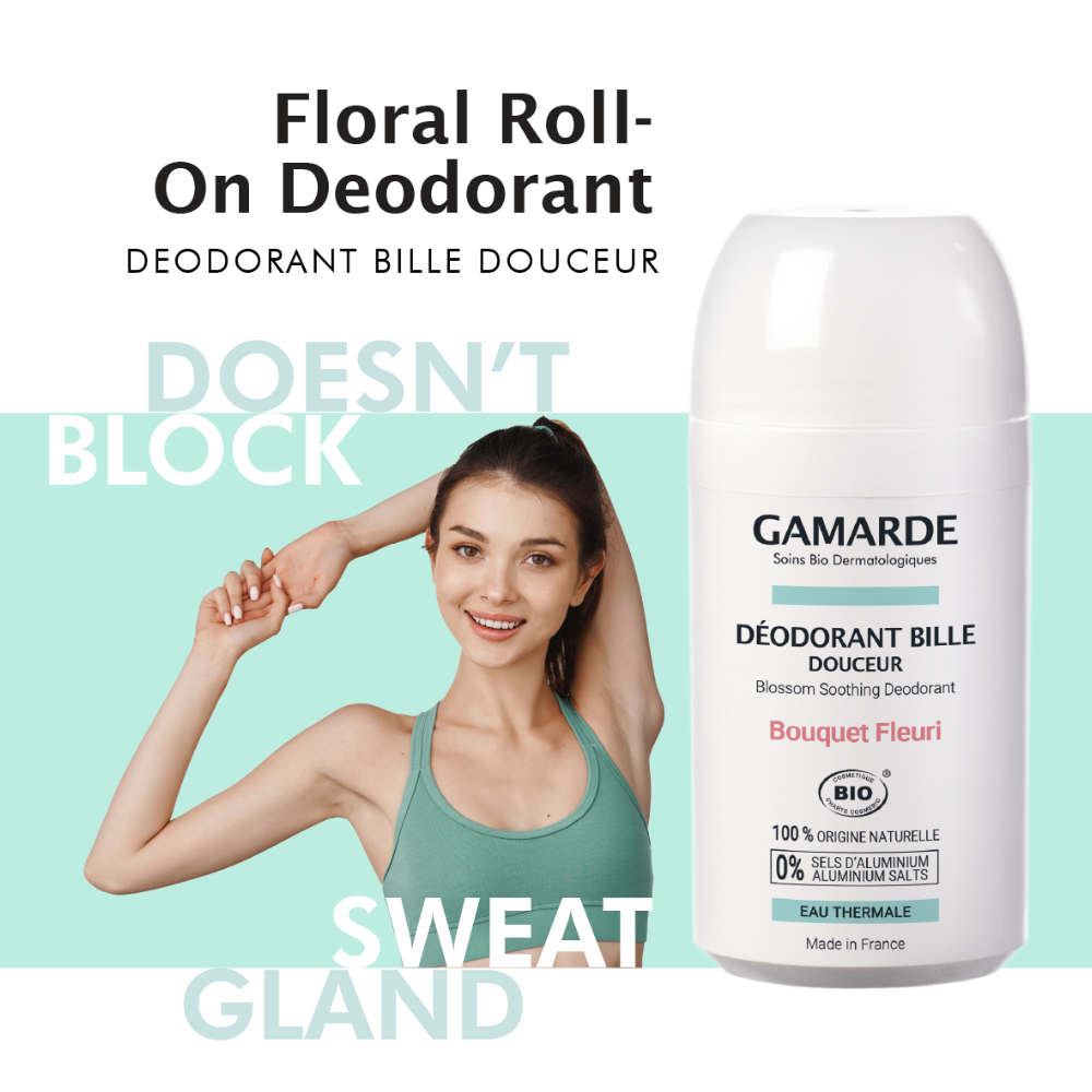 Gamarde Deodorant Roll-On Soothing 50mL Thé Vervet