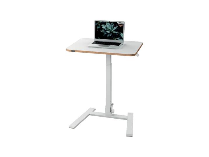 Stehtisch LEITZ Ergo höhenverstellbar 65 cm x 46 cm , weiß, Tische, Stehtisch