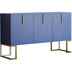 SIDEBOARD Blau 138/40/80,5CM