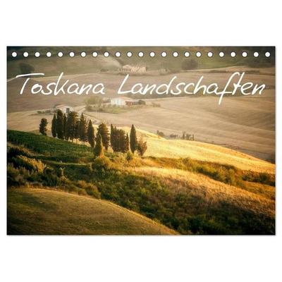 Toskana Landschaften (Tischkalender 2027 DIN A5 quer), CALVENDO Monatskalender