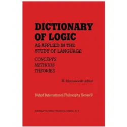 Dictionary of Logic as Applied in the Study of Language, Fachbücher von W. Marciszewski